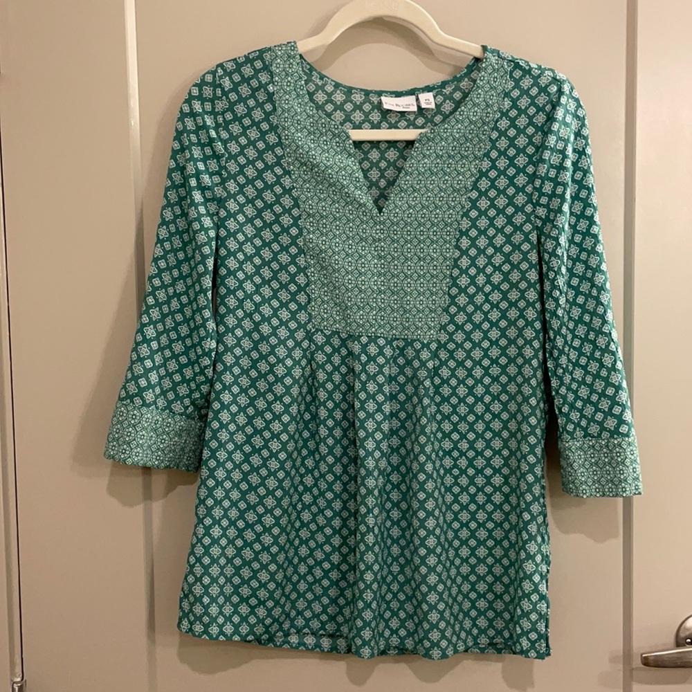 Petite Small Kim Rodgers 3/4 Sleeve Shirt